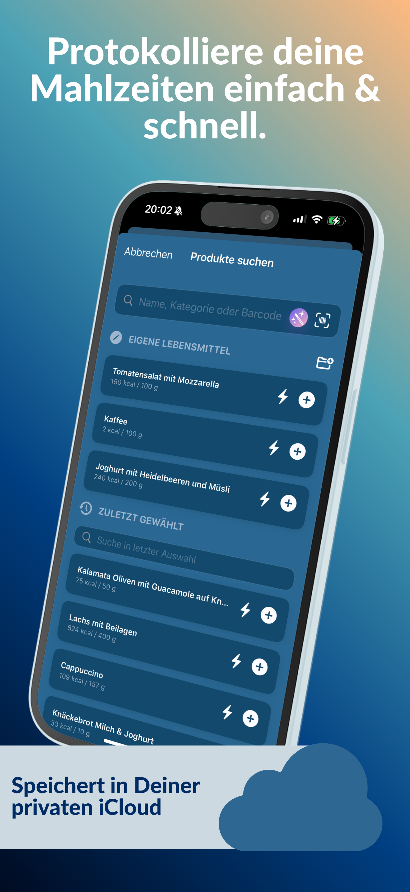 Lebensmittel Screenshot